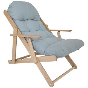 wohnli-moebel-suche-M24022030 Wohnli Möbelsuche - Fauteuil lounge pliable inclinable matelas grand confort bois gris