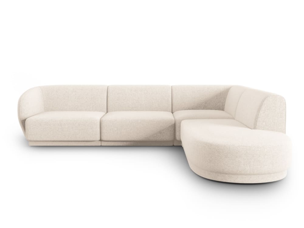 Wohnli Möbelsuche - 5-Sitzer Ecksofa rechts aus Chenille-Stoff