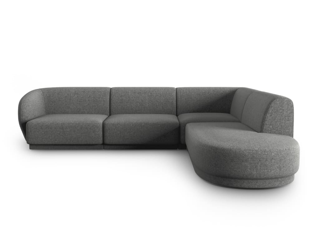 Wohnli Möbelsuche - 5-Sitzer Ecksofa rechts aus Chenille-Stoff