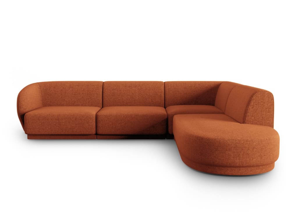 Wohnli Möbelsuche - 5-Sitzer Ecksofa rechts aus Chenille-Stoff