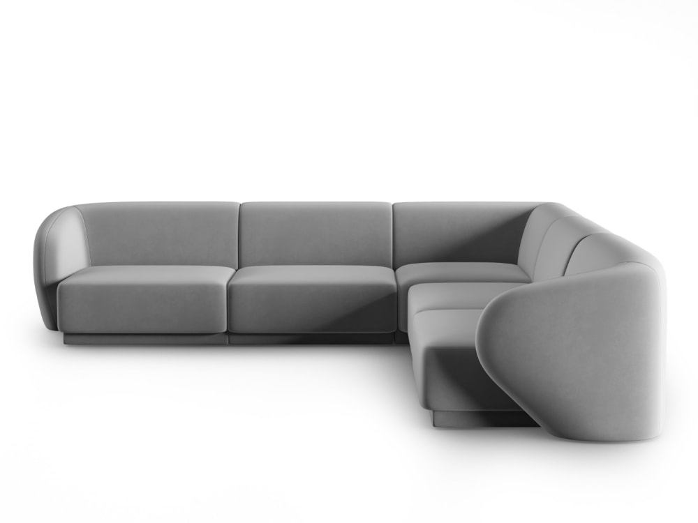 wohnli-moebel-suche-M24022443 Wohnli Möbelsuche - 6-Sitzer modulares symmetrisches Ecksofa aus Samt