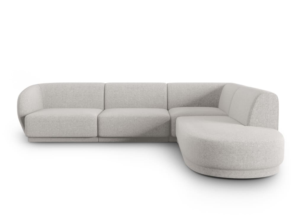 Wohnli Möbelsuche - 5-Sitzer Ecksofa rechts aus Chenille-Stoff