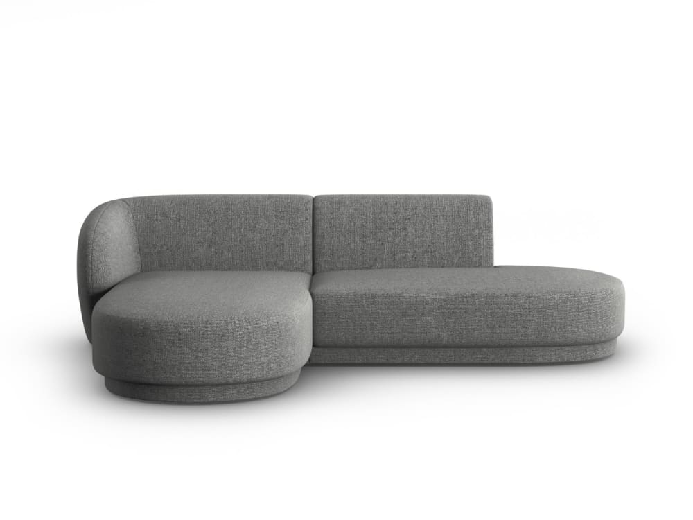 Wohnli Möbelsuche - 4-Sitzer modulares Ecksofa links Chenille-Stoff
