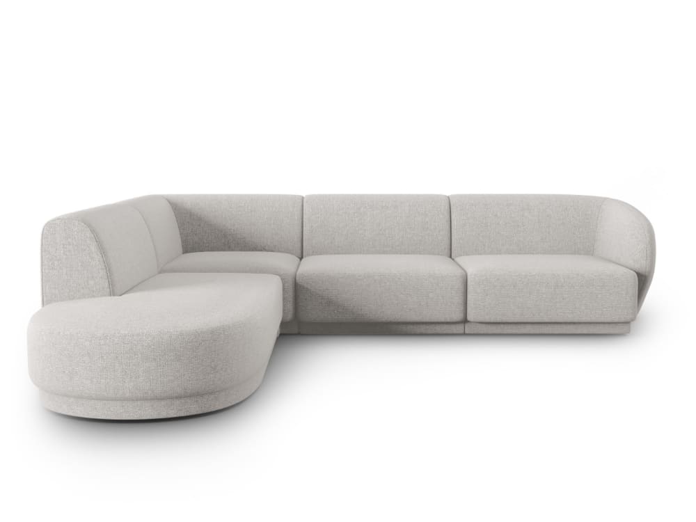 Wohnli Möbelsuche - 5-Sitzer Ecksofa links aus Chenille-Stoff