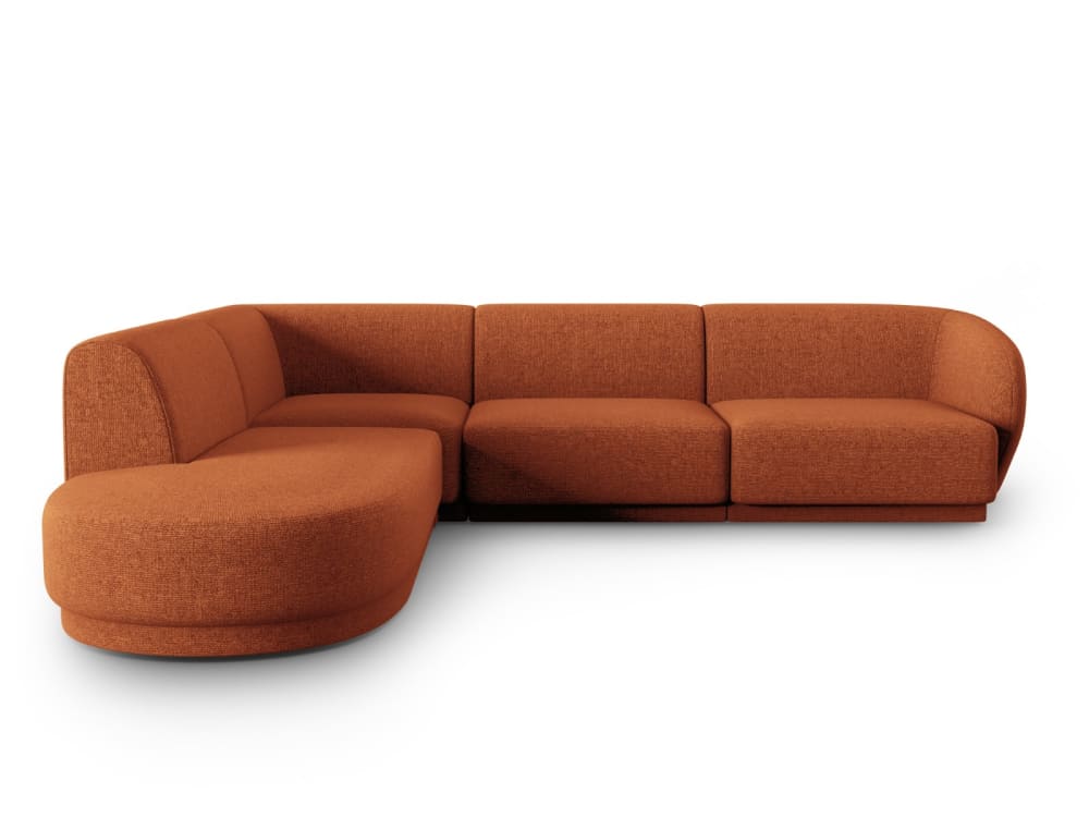 Wohnli Möbelsuche - 5-Sitzer Ecksofa links aus Chenille-Stoff