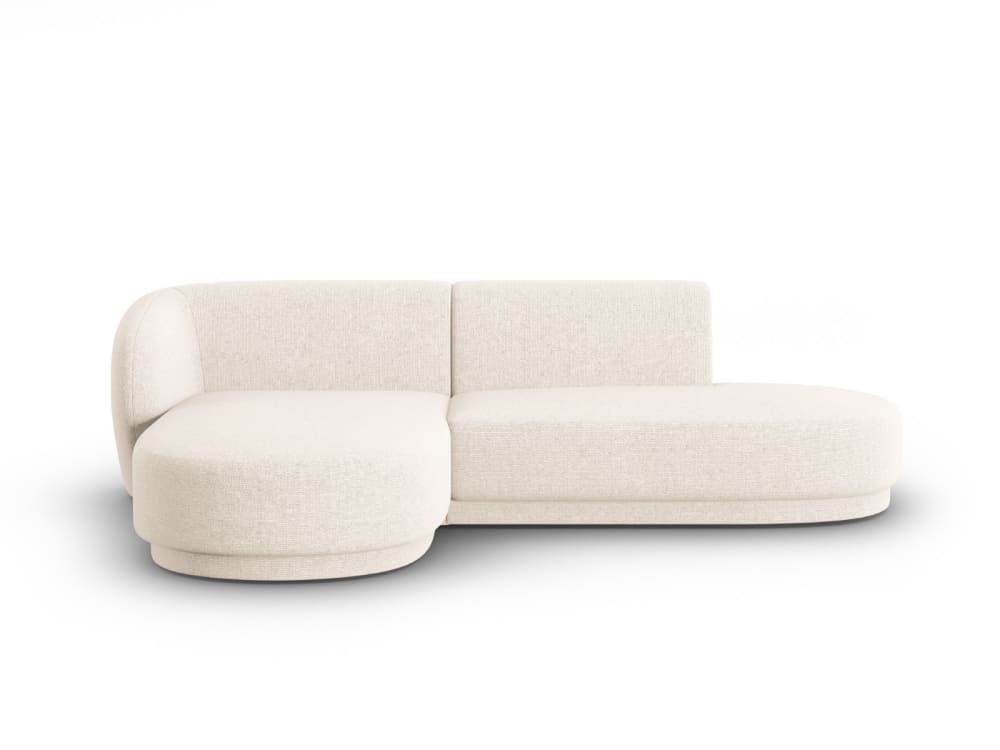 Wohnli Möbelsuche - 4-Sitzer modulares Ecksofa links Chenille-Stoff