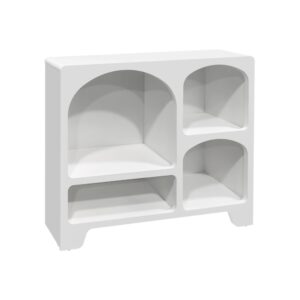 wohnli-moebel-suche-M24024826 Wohnli Möbelsuche - Organisches Sideboard Holzoptik 4 Fächer weiß 90cm