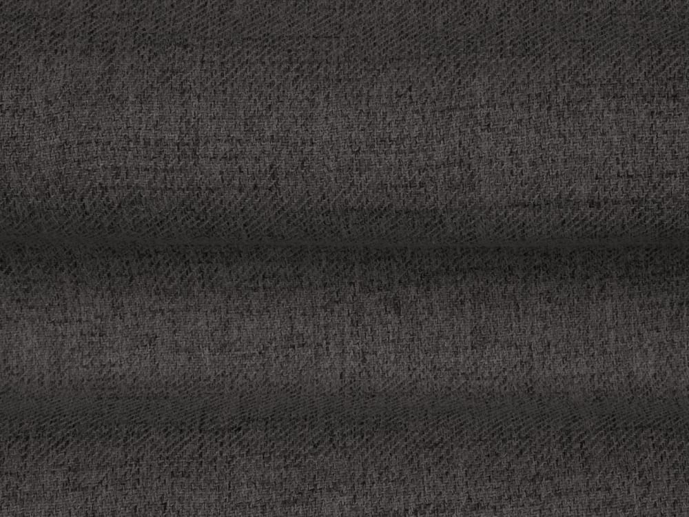 5-Sitzer Ecksofa links aus strukturiertem Stoff dunkelgrau 293x75x185cm Stoff Grau Micadoni Home Sofas und Sessel Sofas Ecksofas