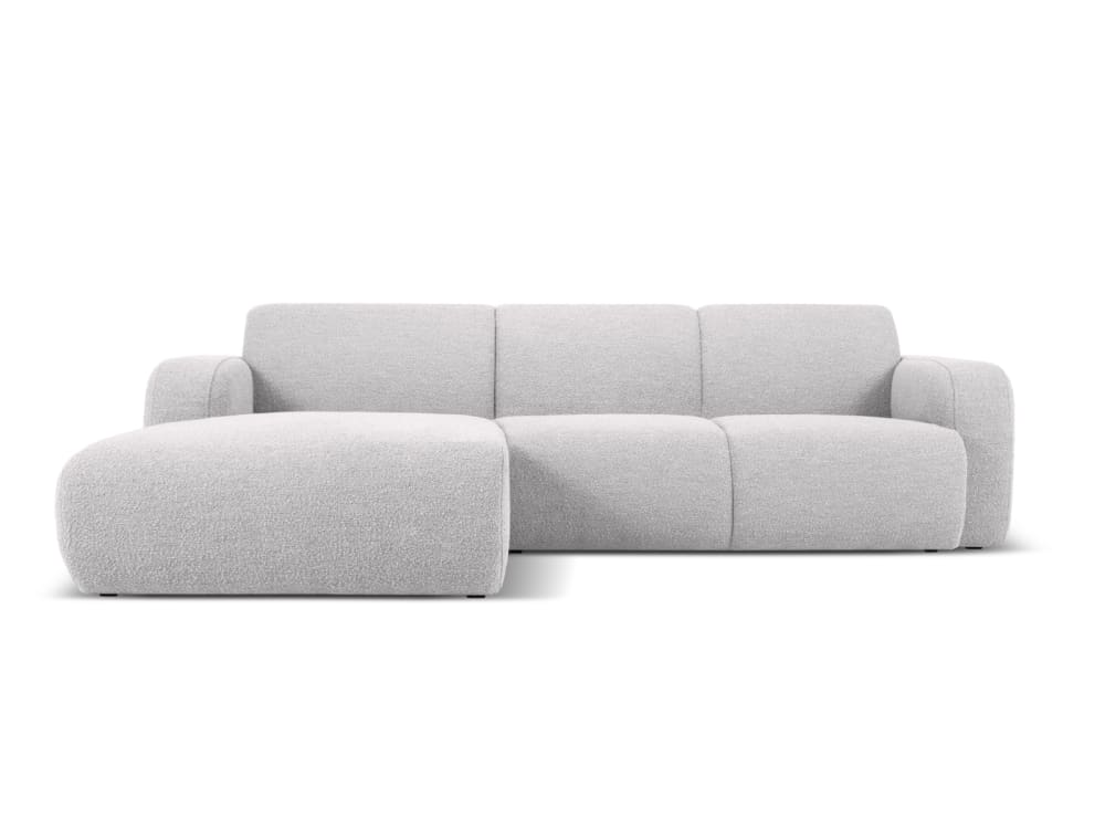 wohnli-moebel-suche-M24031256 Wohnli Möbelsuche - 4-Sitzer Ecksofa links aus Boucle hellgrau