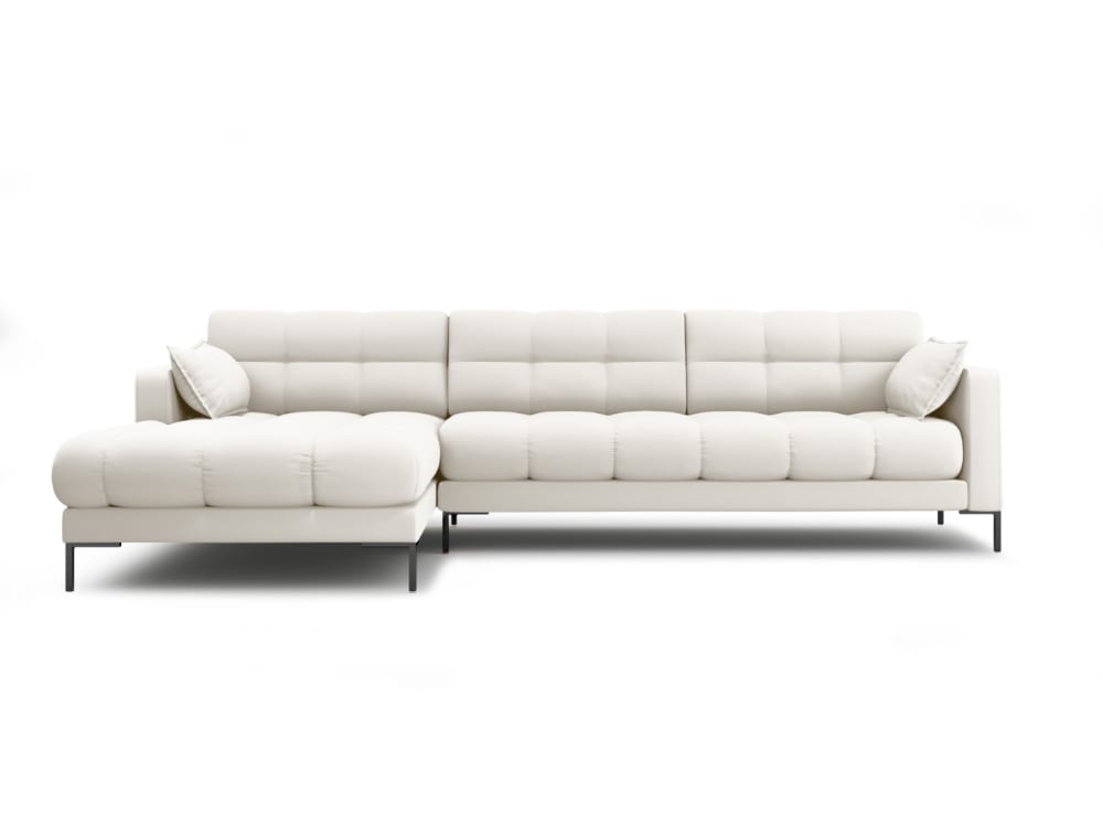 wohnli-moebel-suche-M24031292 Wohnli Möbelsuche - 5-Sitzer Ecksofa links aus strukturiertem Stoff leichtes beige