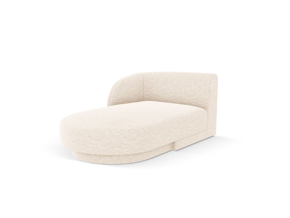 wohnli-moebel-suche-M24031338 Wohnli Möbelsuche - Chaiselongue links aus Chenille-Stoff leichtes beige