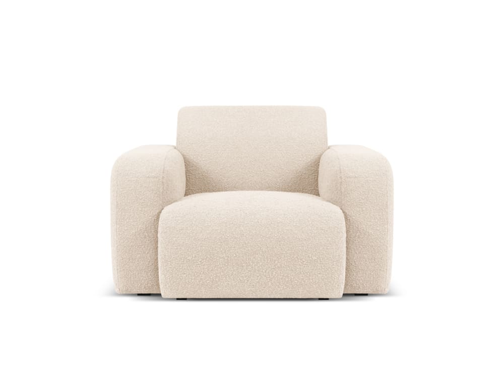 Wohnli Möbelsuche - Sessel aus Boucle beige