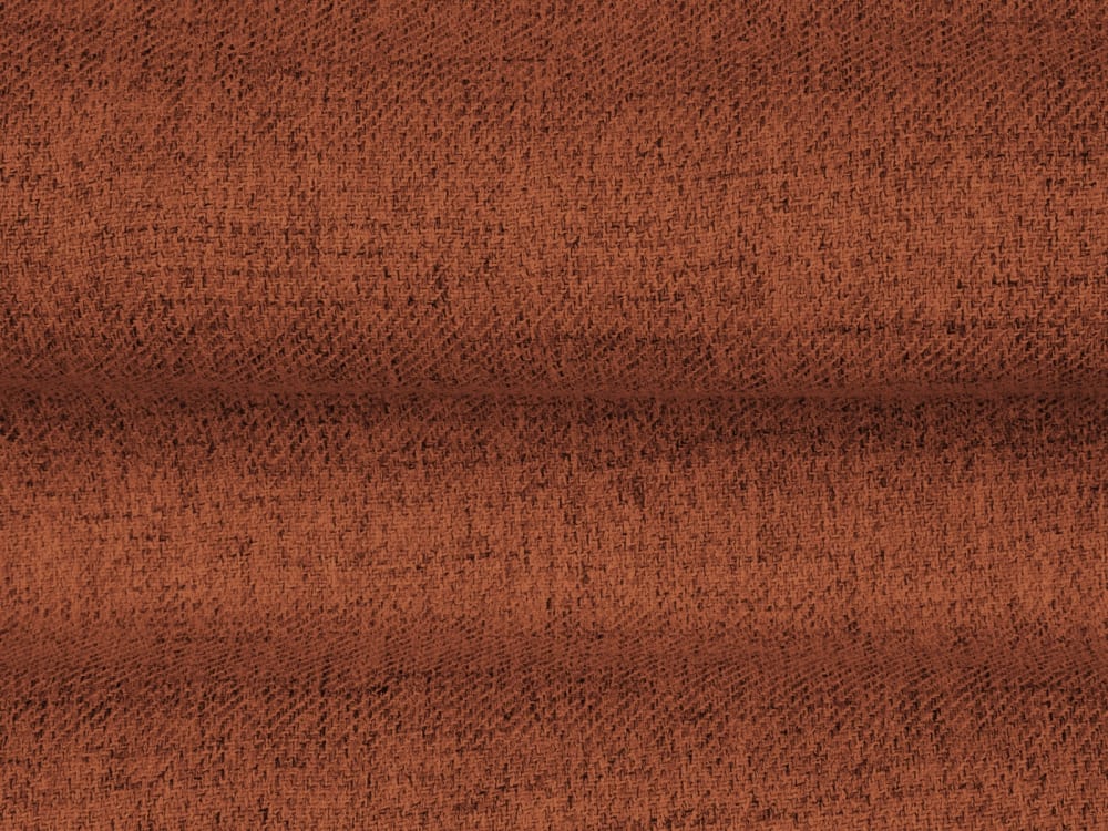 2-Sitzer Sofa aus strukturiertem Stoff ziegelstein 152x75x92cm Stoff Braun Micadoni Home Sofas und Sessel Sofas 2-Sitzer-Sofas & 3-Sitzer-Sofas