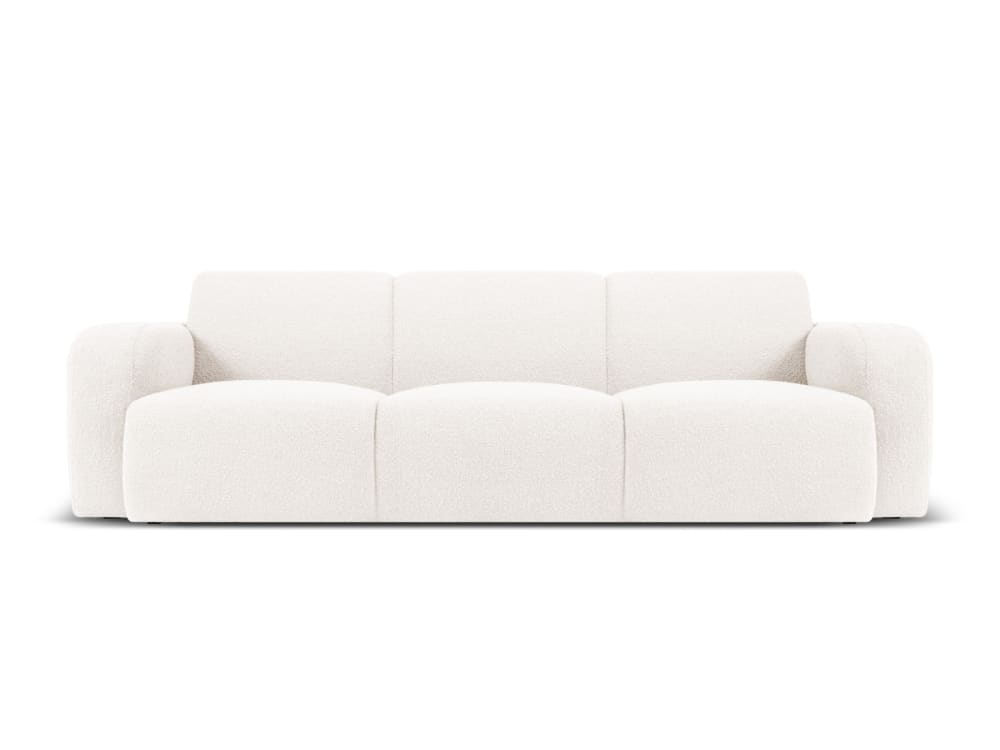 Wohnli Möbelsuche - 3-Sitzer Sofa aus Boucle weiß
