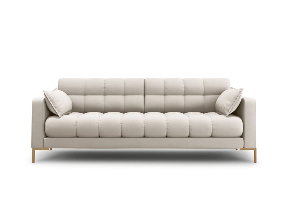 Wohnli Möbelsuche - 3-Sitzer Sofa aus strukturiertem Stoff beige