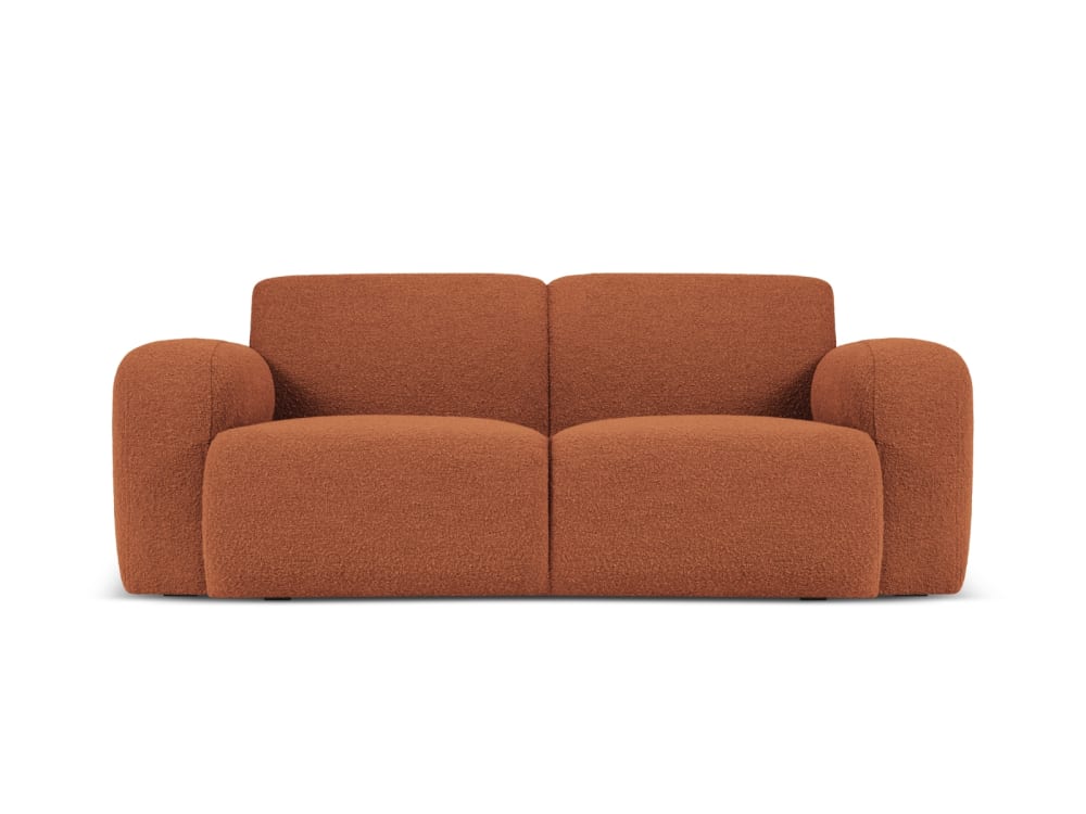 Wohnli Möbelsuche - 2-Sitzer Sofa aus Boucle braun
