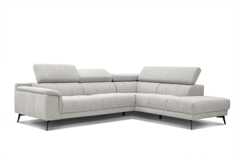 Wohnli Möbelsuche - Ecksofa 5-Sitzer mit verstellbare Kopfstützen