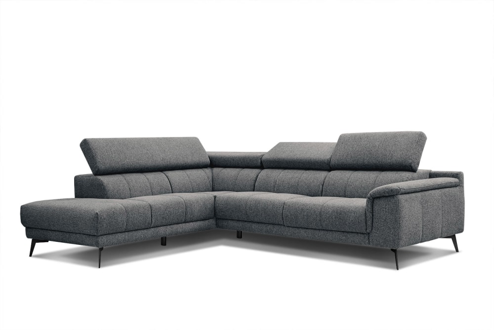 Wohnli Möbelsuche - Ecksofa 5-Sitzer mit verstellbare Kopfstützen