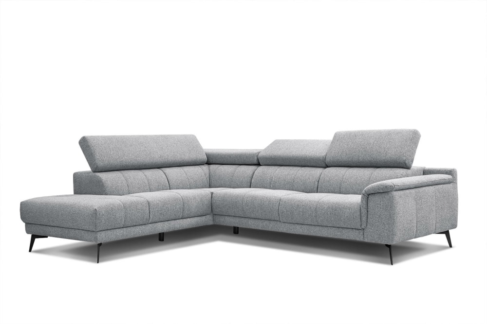 Wohnli Möbelsuche - Ecksofa 5-Sitzer mit verstellbare Kopfstützen