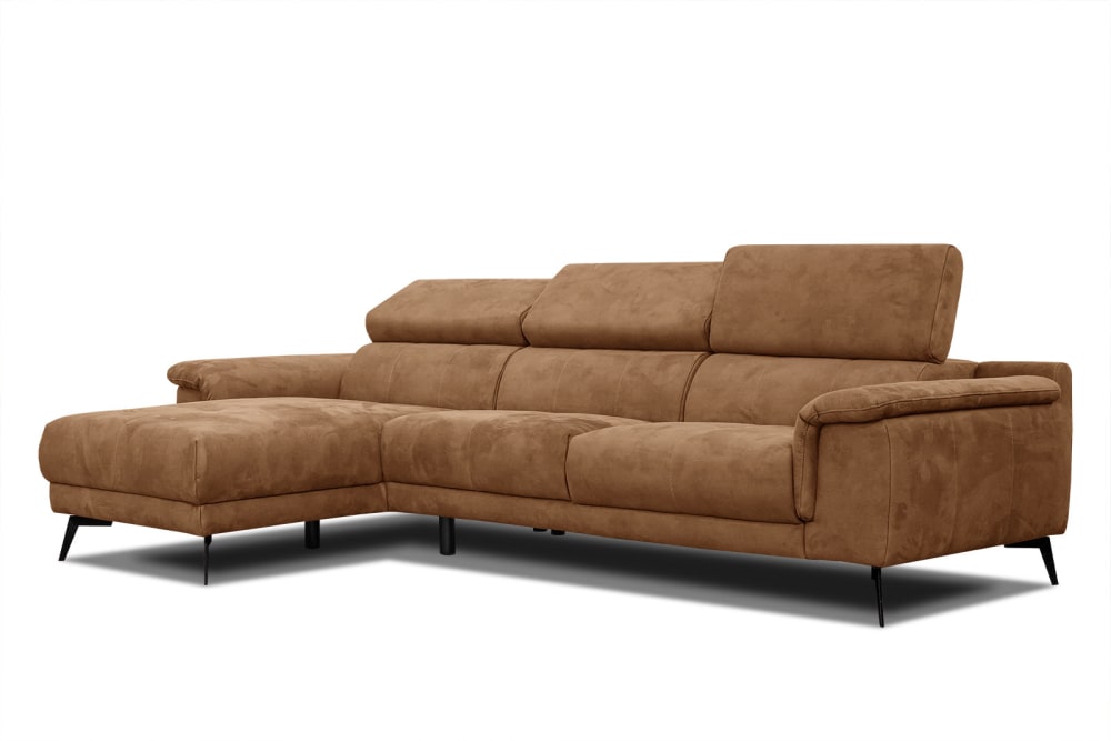 Wohnli Möbelsuche - Ecksofa 4-Sitzer mit verstellbare Kopfstützen