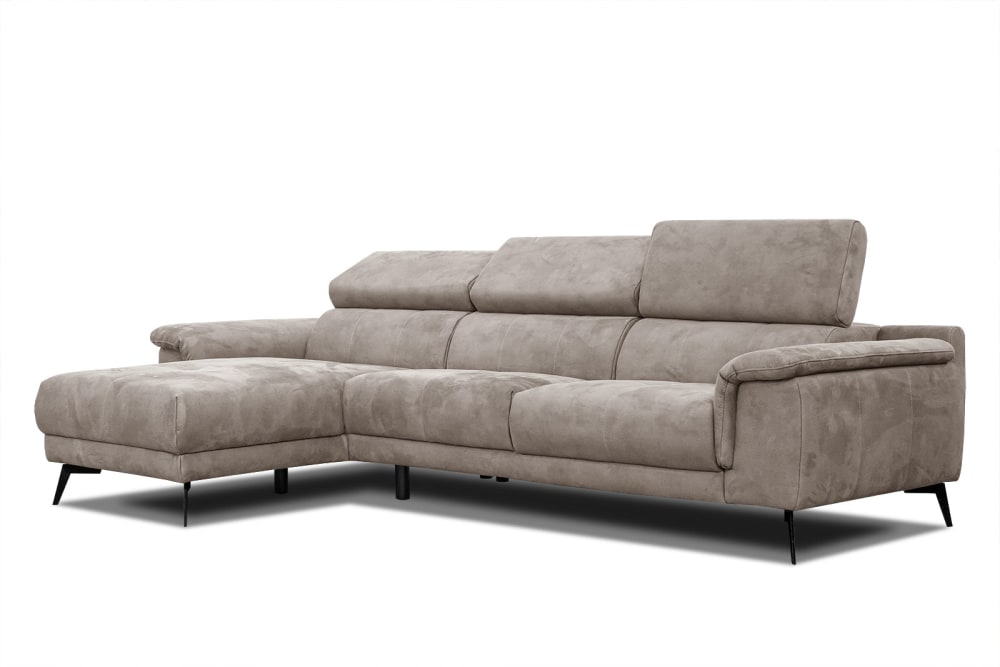 Wohnli Möbelsuche - Ecksofa 4-Sitzer mit verstellbare Kopfstützen