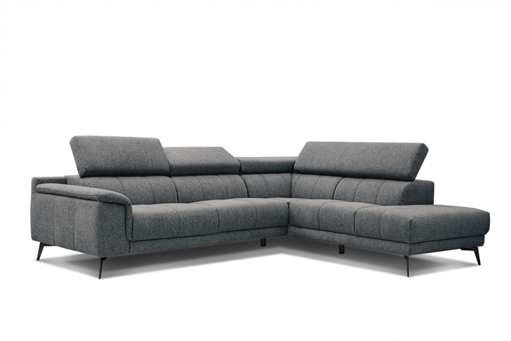 Wohnli Möbelsuche - Ecksofa 5-Sitzer mit verstellbare Kopfstützen