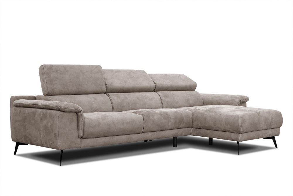 Wohnli Möbelsuche - Ecksofa 4-Sitzer mit verstellbare Kopfstützen