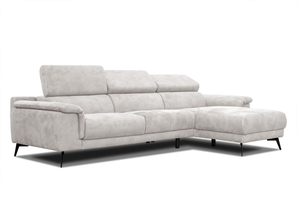 Wohnli Möbelsuche - Ecksofa 4-Sitzer mit verstellbare Kopfstützen