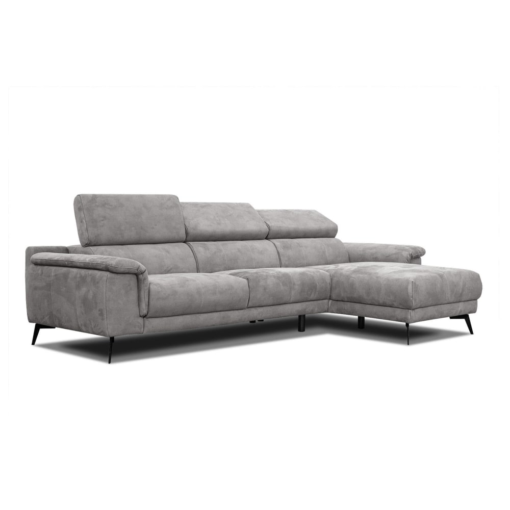 Wohnli Möbelsuche - Ecksofa 4-Sitzer mit verstellbare Kopfstützen