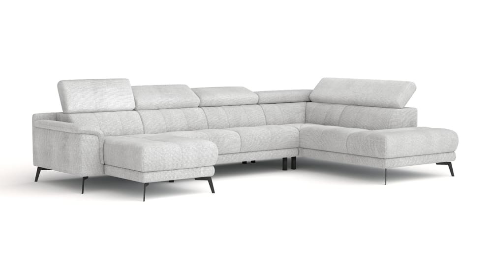 Wohnli Möbelsuche - 6-Sitzer Wohnlandschaft in Stoff