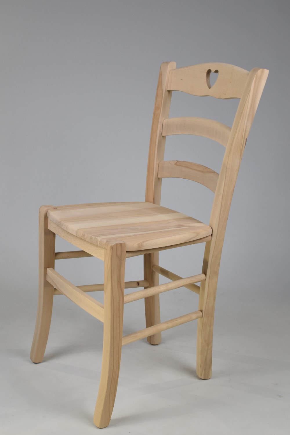 4er Set Stühle aus Buchenholz, unbehandelt 46x88x43cm Holz Braun T M C S Möbel Esszimmermöbel Stühle