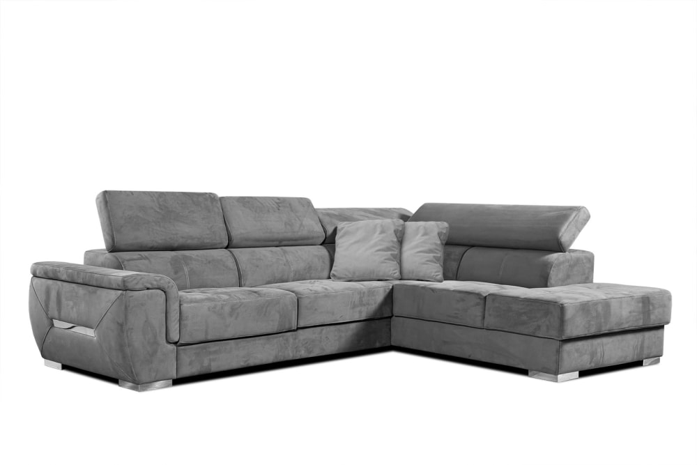 Wohnli Möbelsuche - Ecksofa 5-Sitzer mit verstellbare Kopfstützen