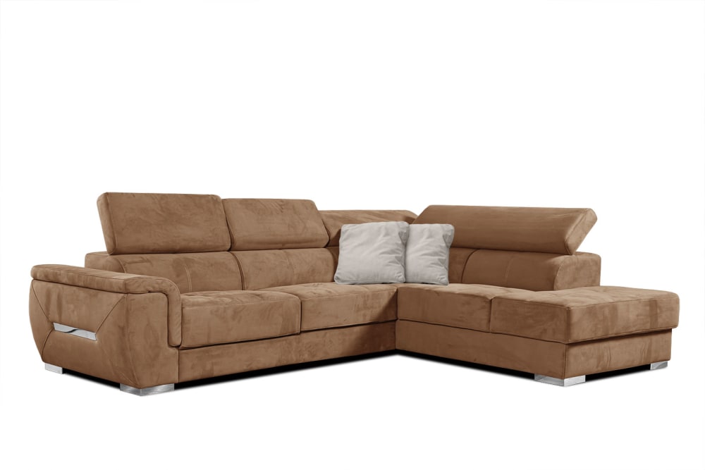 Wohnli Möbelsuche - Ecksofa 5-Sitzer mit verstellbare Kopfstützen