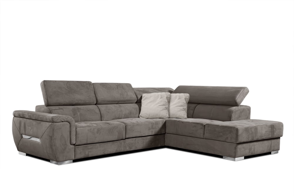 Wohnli Möbelsuche - Ecksofa 5-Sitzer mit verstellbare Kopfstützen