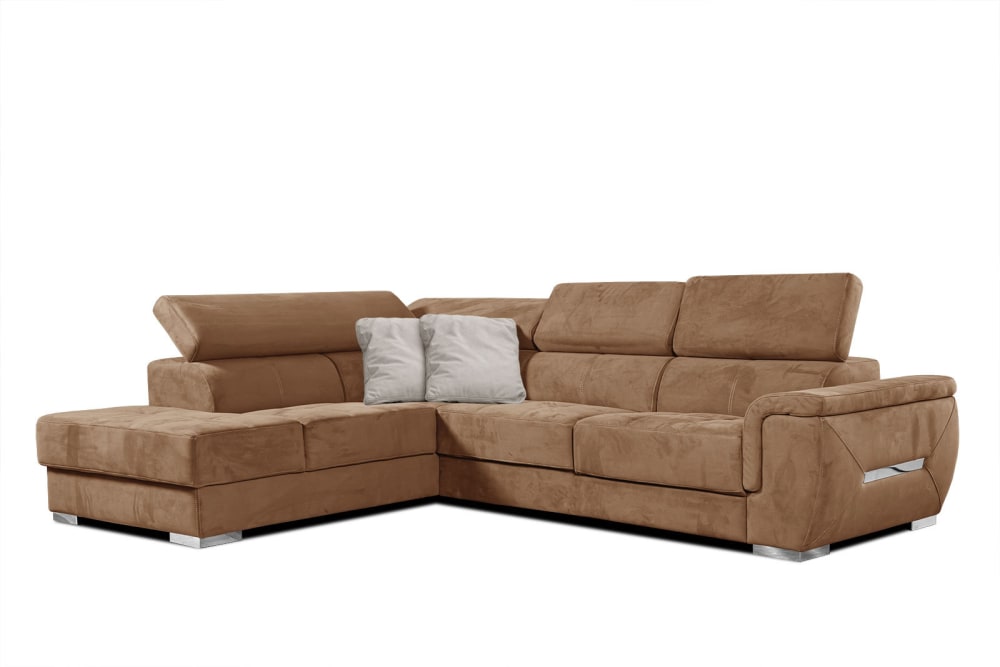 Wohnli Möbelsuche - Ecksofa 5-Sitzer mit verstellbare Kopfstützen