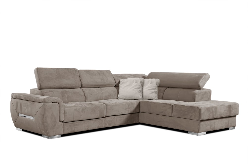 Wohnli Möbelsuche - Ecksofa 5-Sitzer mit verstellbare Kopfstützen