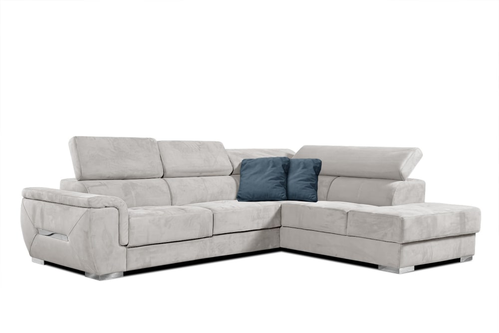 Wohnli Möbelsuche - Ecksofa 5-Sitzer mit verstellbare Kopfstützen