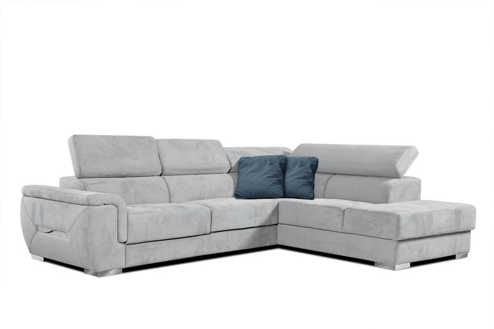 Wohnli Möbelsuche - Ecksofa 5-Sitzer mit verstellbare Kopfstützen