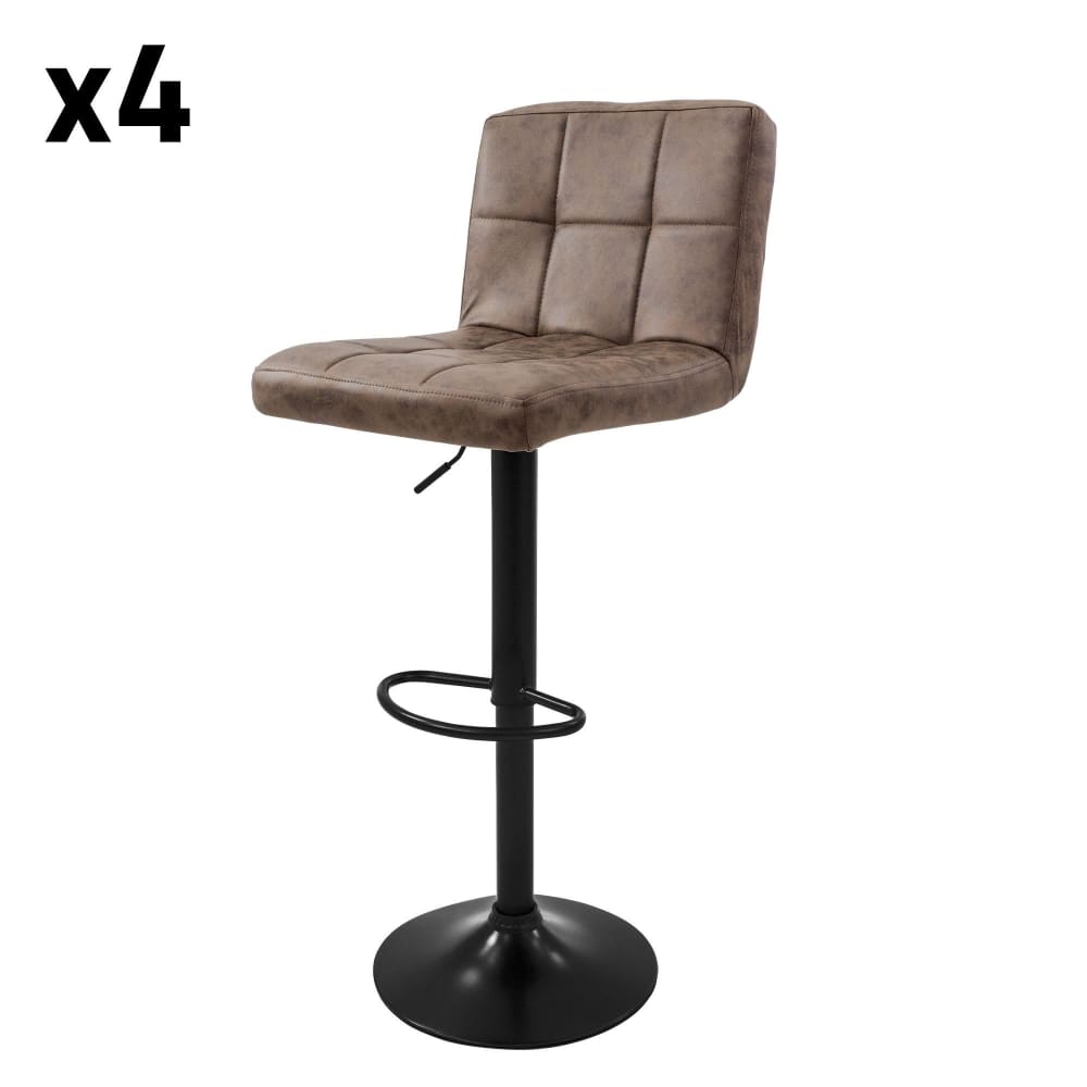 Wohnli Möbelsuche - 4er Set Barhocker aus Metall