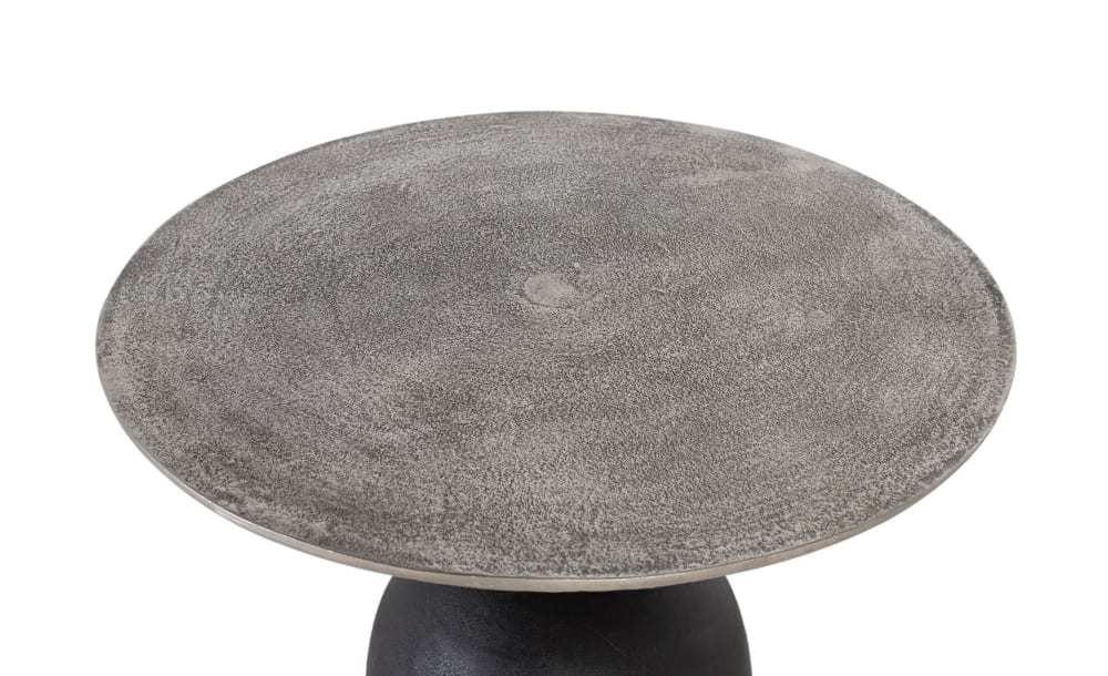 wohnli-moebel-suche-M24040463-1 90x55x90cm Aluminium Grau GINER Y COLOMER Möbel Wohnzimmermöbel Couchtische