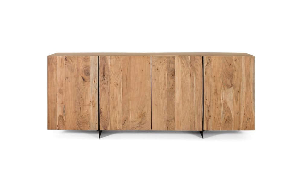 Wohnli Möbelsuche - Rustikales Sideboard aus Metall aus Akazie und natürlicher Eleganz