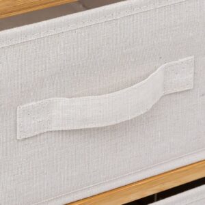 wohnli-moebel-suche-M24043348-1 Bambusregal 6 Ablagen 66x79x33cm Bambus Beige Five Simply smart Möbel Badezimmermöbel Badezimmerregale