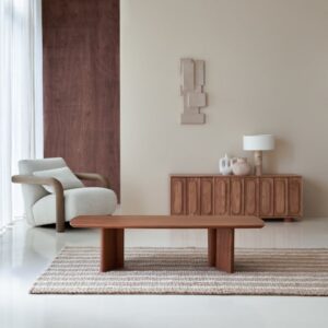 wohnli-moebel-suche-M24044065-1 Couchtisch aus massivem Akazienholz 140x35x60cm Holz Braun Tikamoon Möbel Wohnzimmermöbel Couchtische