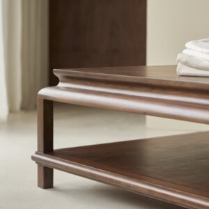 103x40x103cm Holz Braun Tikamoon Möbel Wohnzimmermöbel Couchtische