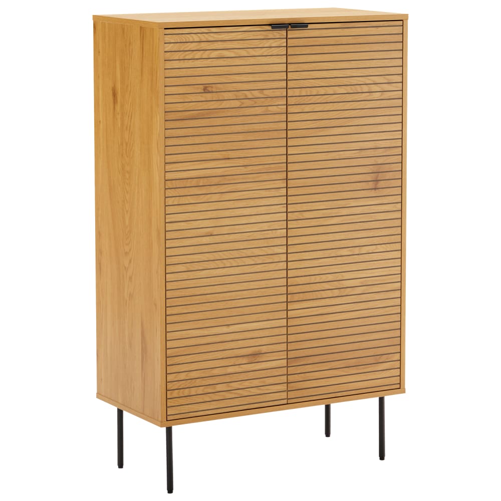 Wohnli Möbelsuche - Geschirrschrank aus Holz 2 Türen
