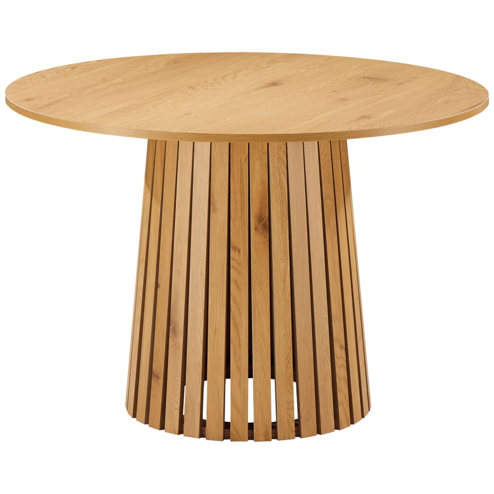 wohnli-moebel-suche-M24045093 Wohnli Möbelsuche - Runder Esstisch aus Holz im skandinavischen Stil 110cm