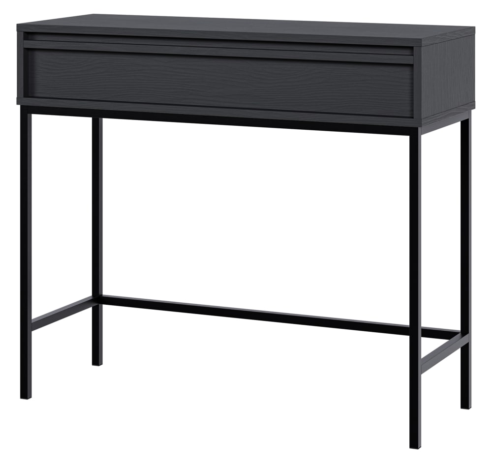 Wohnli Möbelsuche - Hängekonsole mit Schublade in Schwarz