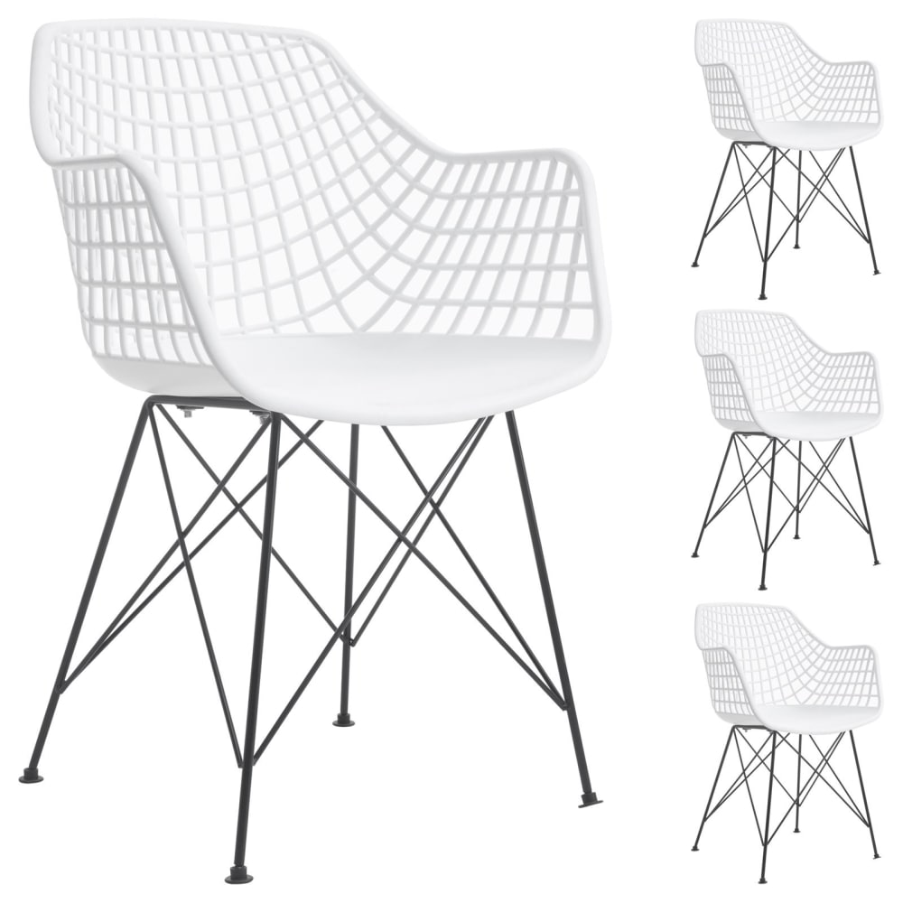 wohnli-moebel-suche-M24048713 Wohnli Möbelsuche - 4er-Set Gartenstühle aus Kunststoff