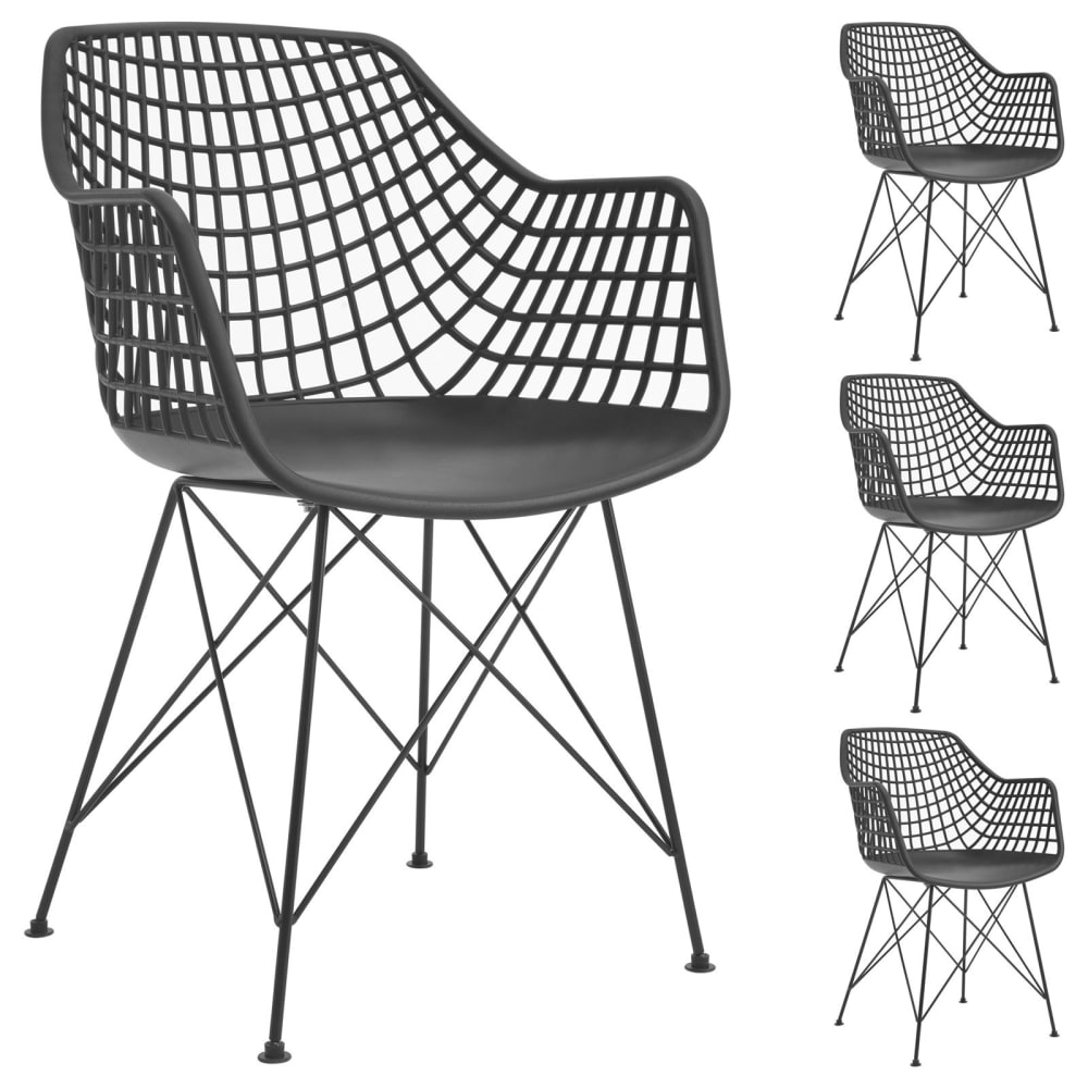 wohnli-moebel-suche-M24048732 Wohnli Möbelsuche - 4er-Set Gartenstühle aus Kunststoff