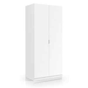 wohnli-moebel-suche-M24048998 Wohnli Möbelsuche - Armoire penderie 2 Portes L82 x H180 cm - Weiß